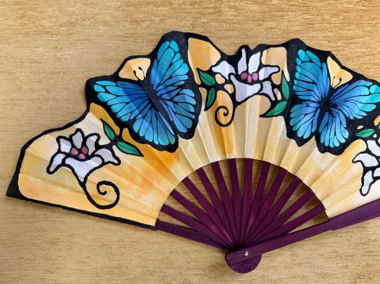 Abanico mariposas